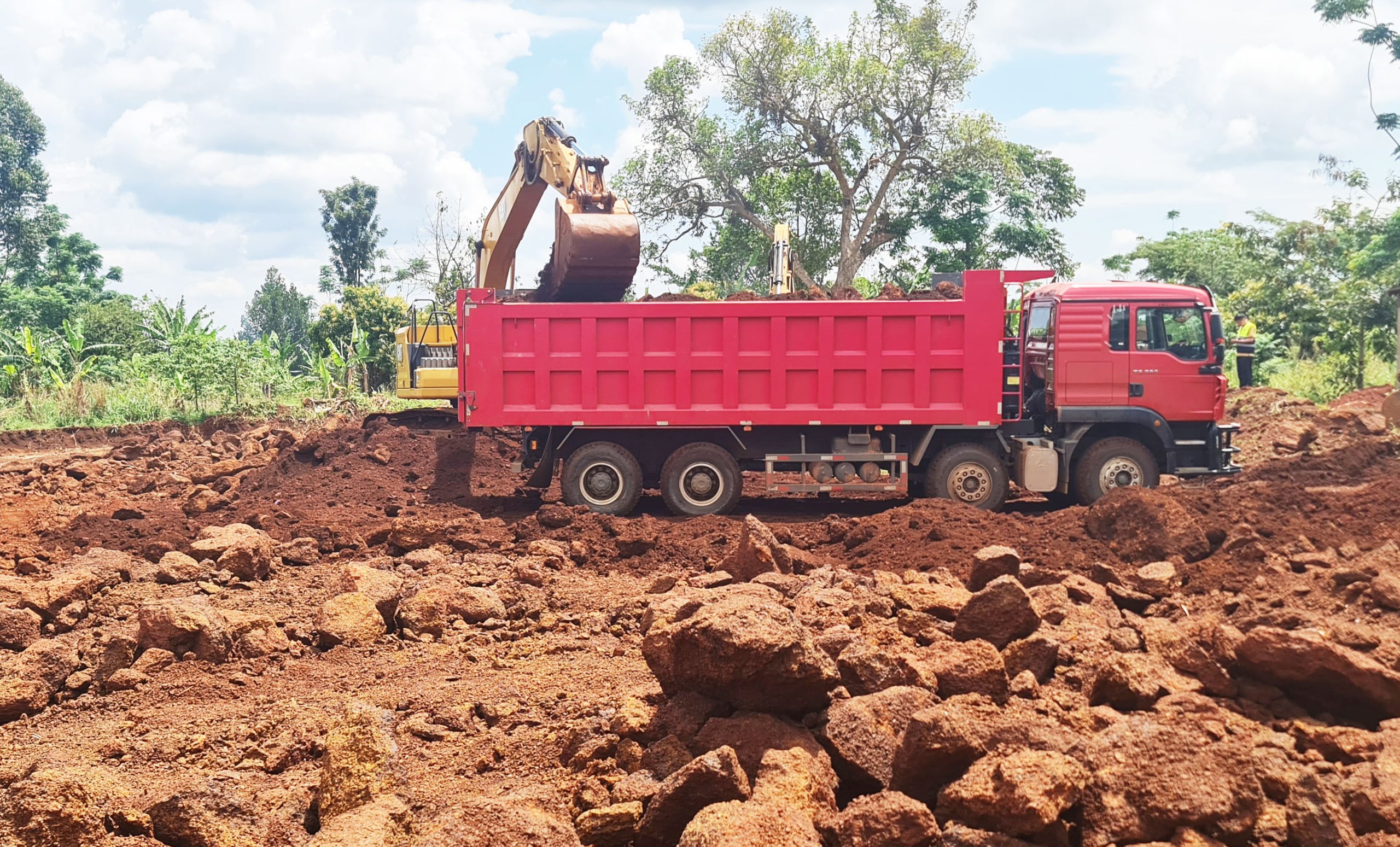 gold ore excavation in uganda
