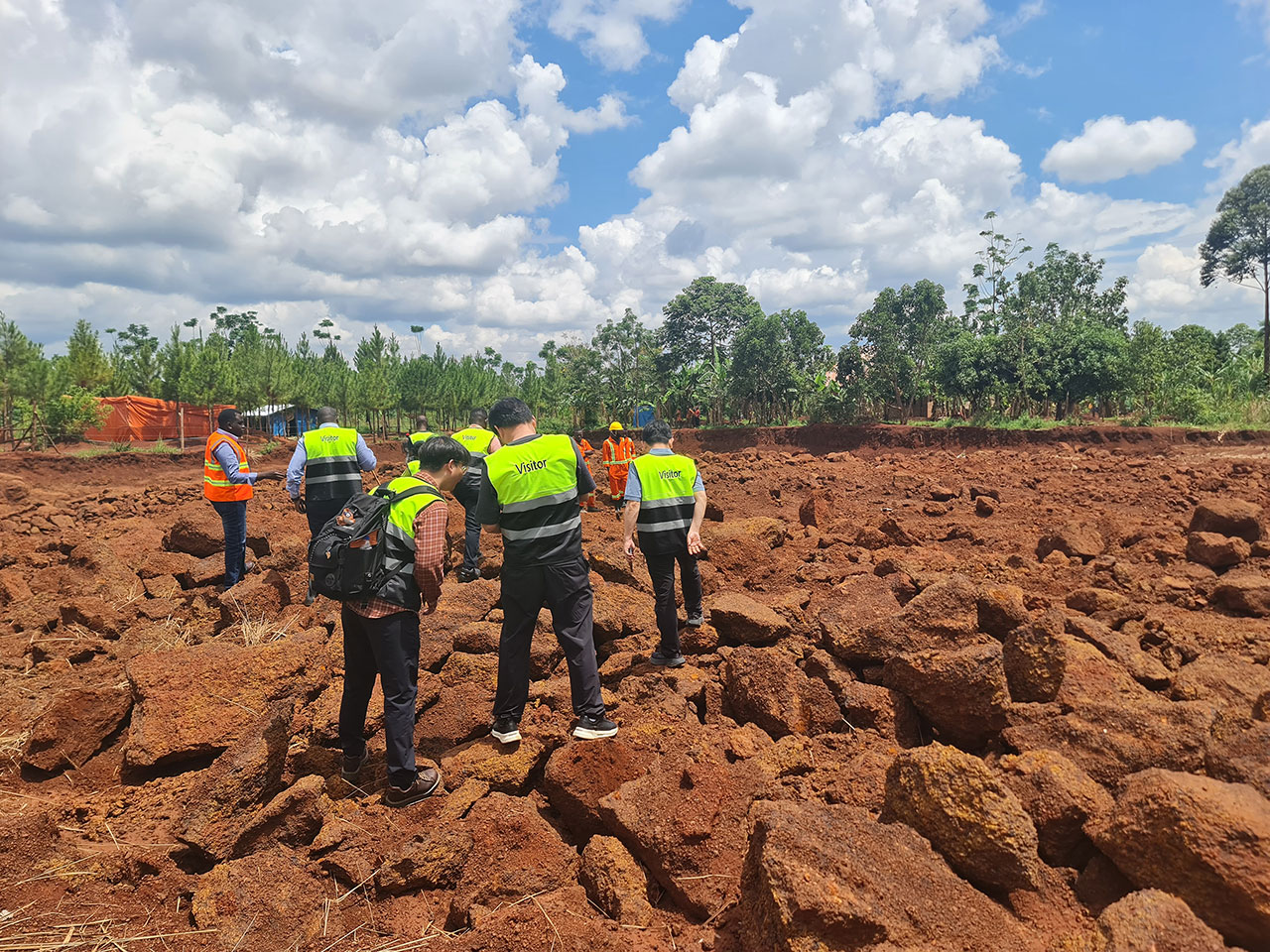 gold excavation site namayingo uganda